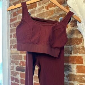 Joy Lab workout set in red